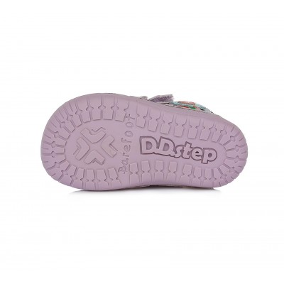 D.D. step barefoot dievčenská detská celokožená obuv 070-270 Mauve